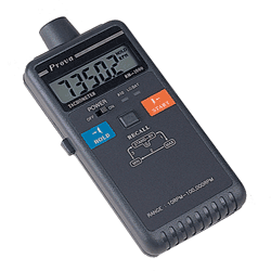 RM-1000 Digital Optical Tachometer Direct Light-Beam Sensing Red LED Display