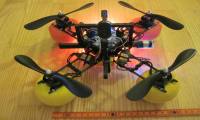 Mini-XCopter, weight 345g plus Lipo